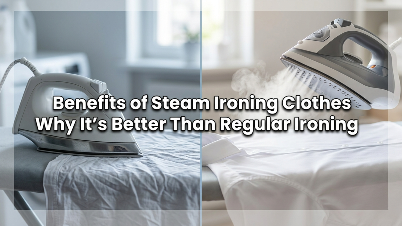 Benefits of Steam Ironing Clothes
