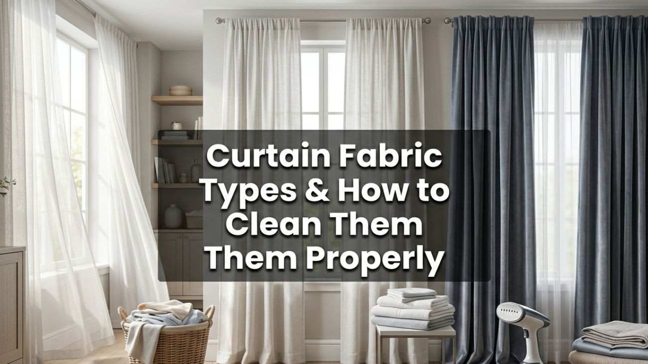 Clean Curtains Properly